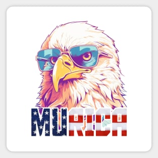 MURICA - Bald eagle number four Magnet